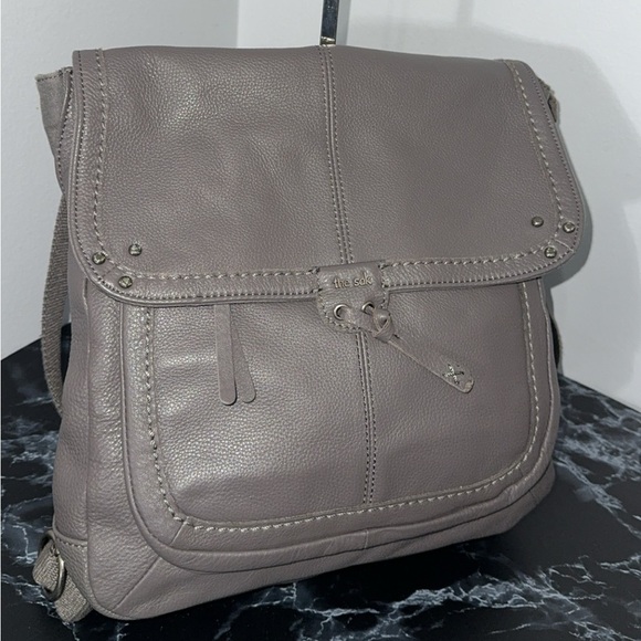 THE SAK Women's Ventura Leather Convertible Backpack Dark Gray AUTHENTIC - Picture 3 of 13